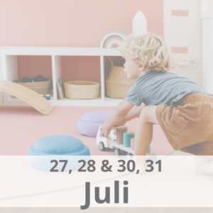Zomer 5 | 27, 28 & 30, 31 juli
